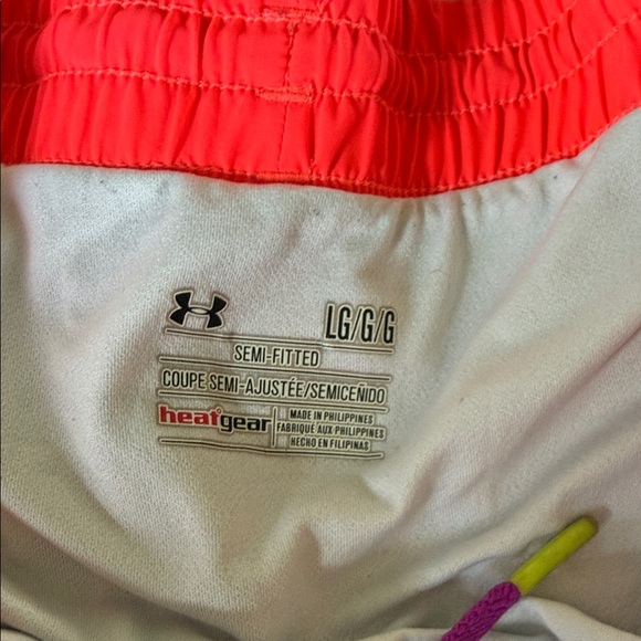 Women’s Athletic Shorts - Black & Hot Pink - - Picture 4 of 4